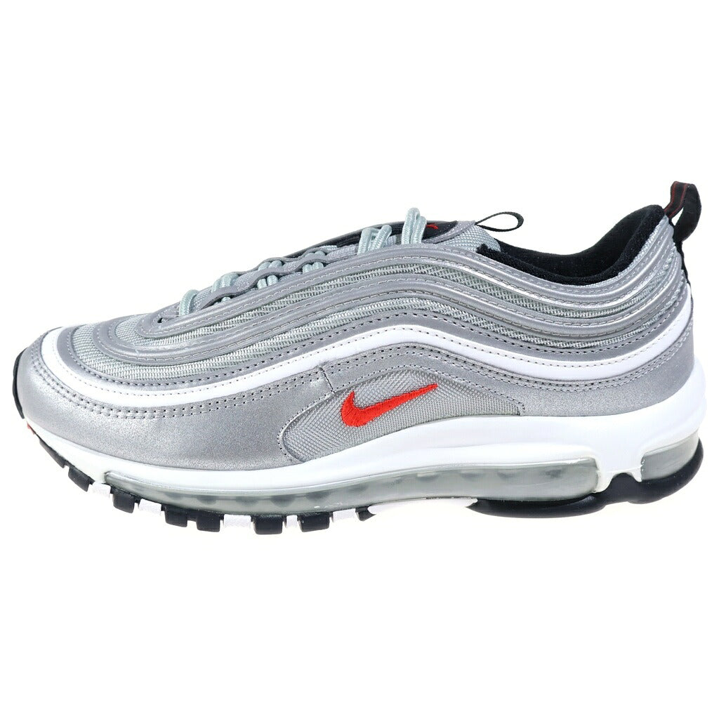 NIKE(ナイキ) AIR MAX 97 OG SILVER BULLET DM0028-002 エアマックス97 シルバーバレット ローカットスニーカー シルバー/レッド US8/26cm