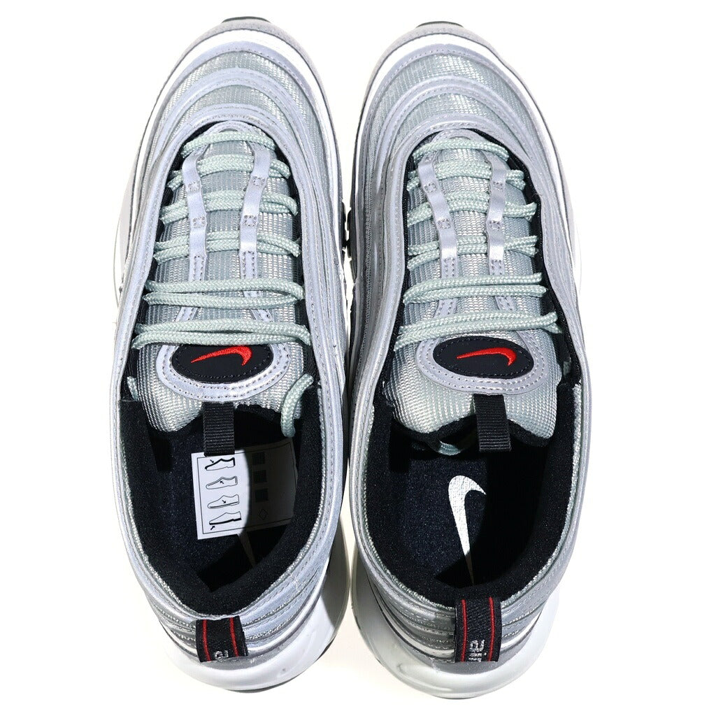 NIKE(ナイキ) AIR MAX 97 OG SILVER BULLET DM0028-002 エアマックス97 シルバーバレット ローカットスニーカー シルバー/レッド US8/26cm