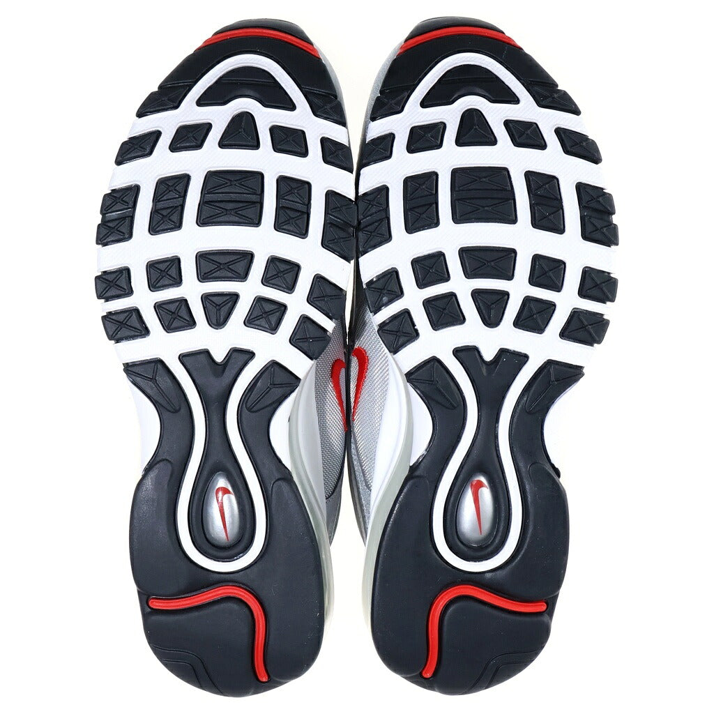 NIKE(ナイキ) AIR MAX 97 OG SILVER BULLET DM0028-002 エアマックス97 シルバーバレット ローカットスニーカー シルバー/レッド US8/26cm