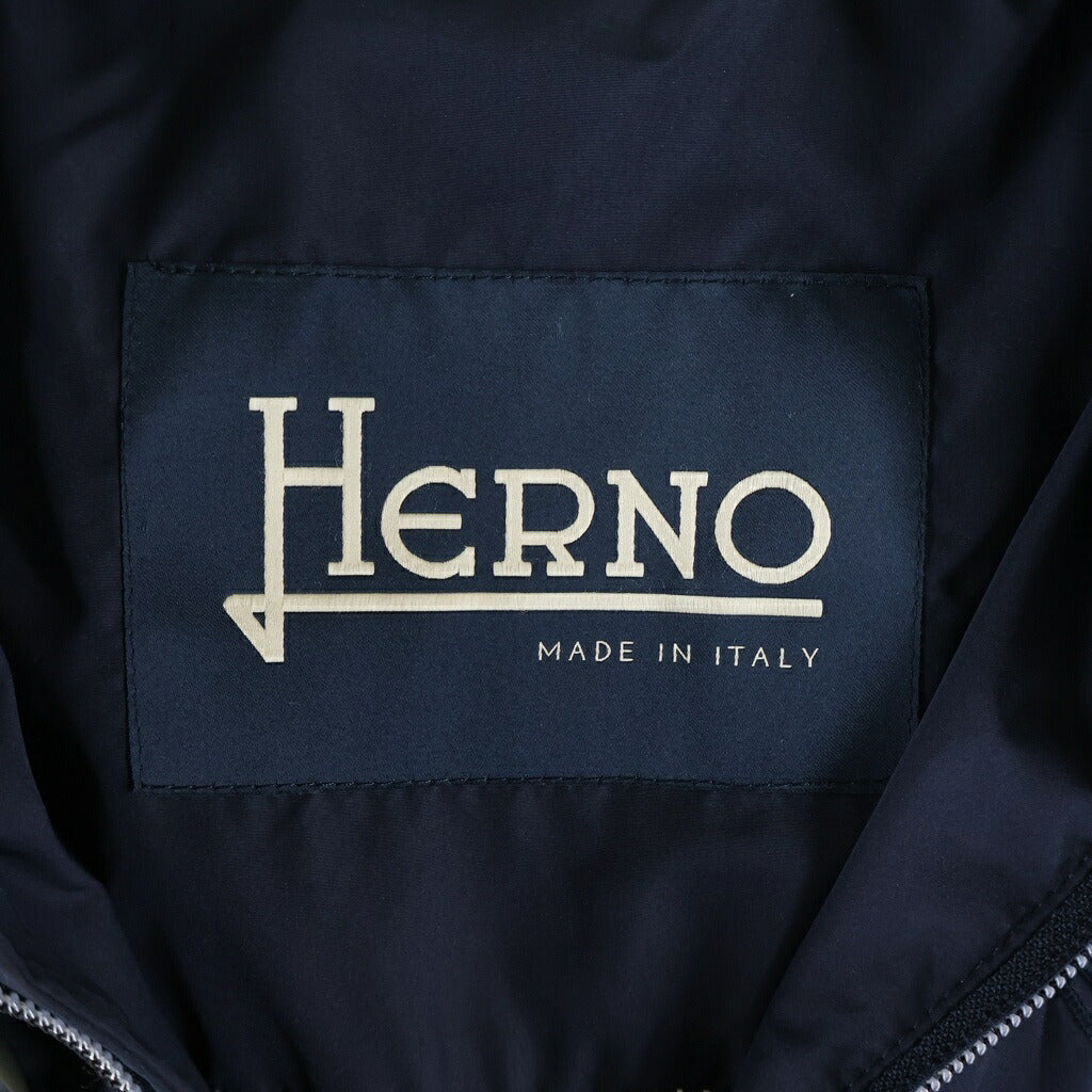 HERNO(ヘルノ) ステンカラー コート ネイビー IM0246U-12010-9201