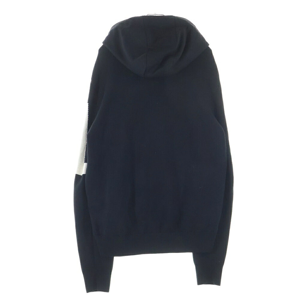 MONCLER(モンクレール) 22AW CARDIGAN TRICOT カーディガン トリコ アームニット切り替え フーデッド ナイロン ダウンジャケット H20919B00009