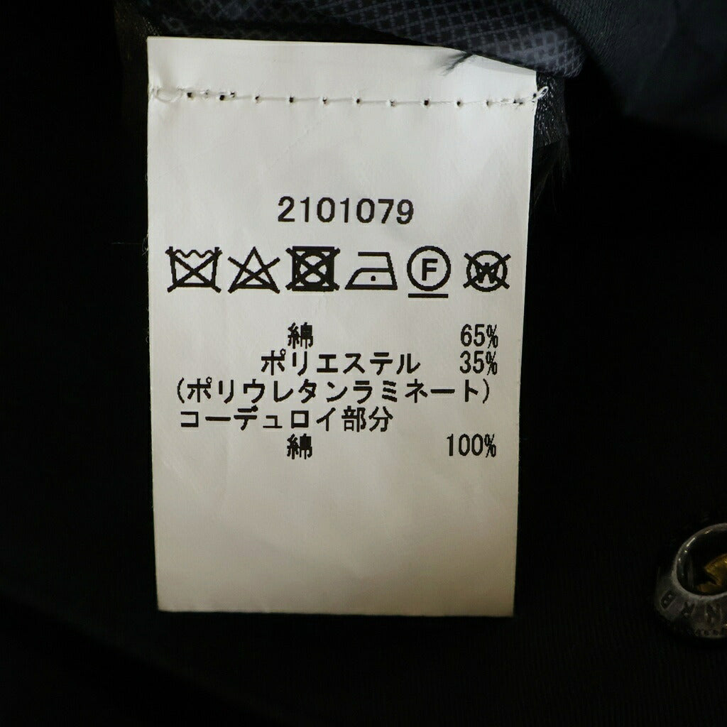 Barbour(バブアー) TECH CLASSIC FIT/BEDALE 2101079 テック クラシック フィット ビデイル 襟コーデュロイワークジャケット ダークグリーン