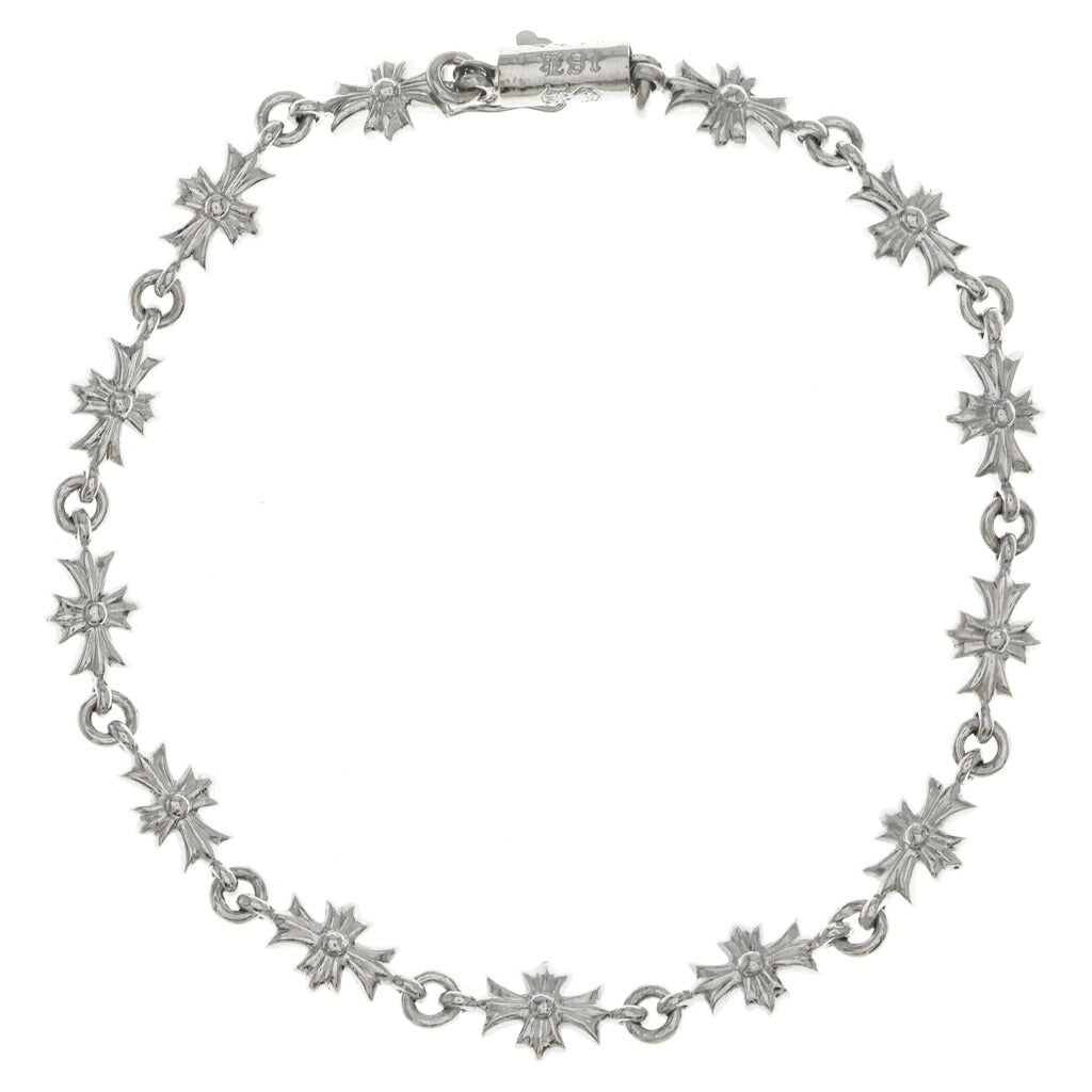 CHROME HEARTS(クロムハーツ) 18KWG TNY E CH PLS タイニーECHプラス ホワイトゴールドブレスレット
