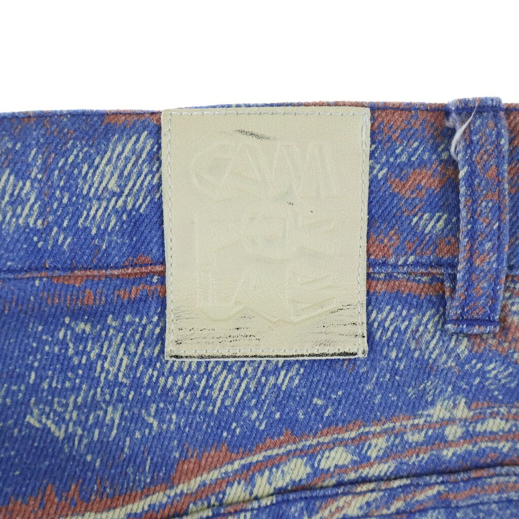 CAMPER(カンペール) Denim Jeans ストレートデニムパンツ ジーンズ レッド/ブルー AU00006-004
