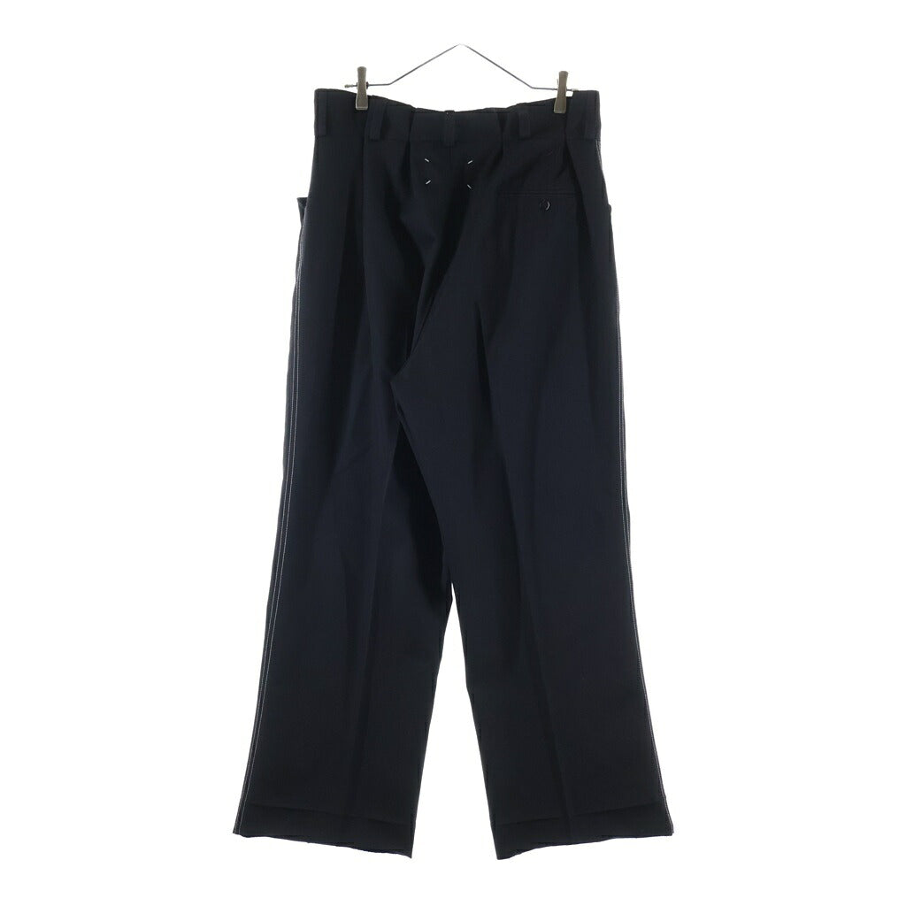 Maison Margiela(メゾンマルジェラ) 25AW Belted Wool Trousers ウールトラウザーパンツ ブラック S50KA0717 M35518