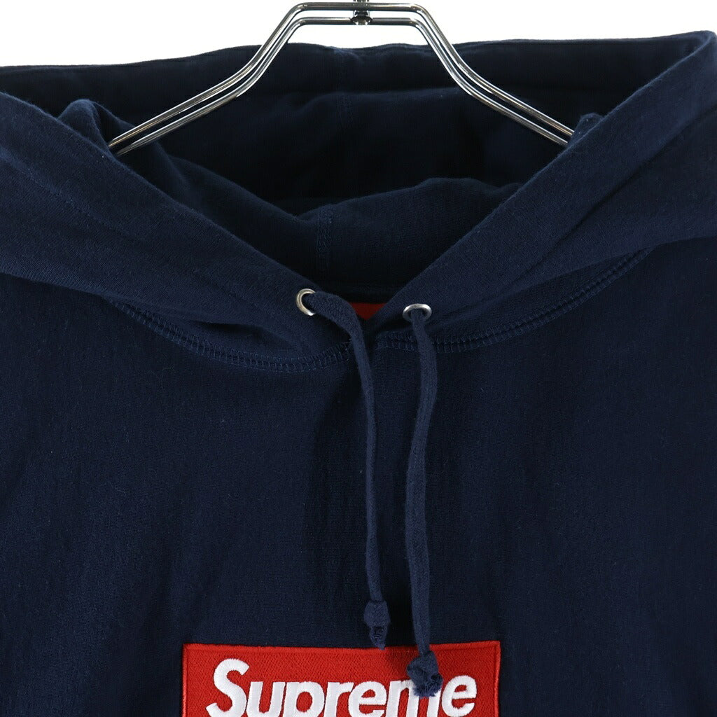 SUPREME(シュプリーム) 24AW Box Logo Hooded Sweatshirt ボックスロゴ プルオーバー長袖スウェットパーカー フーディー ネイビー
