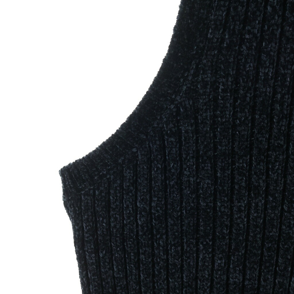 SUPREME(シュプリーム) 24AW Chenille Sweater Vest シェニール セーター クルーネックベスト ニットセーター ブラック