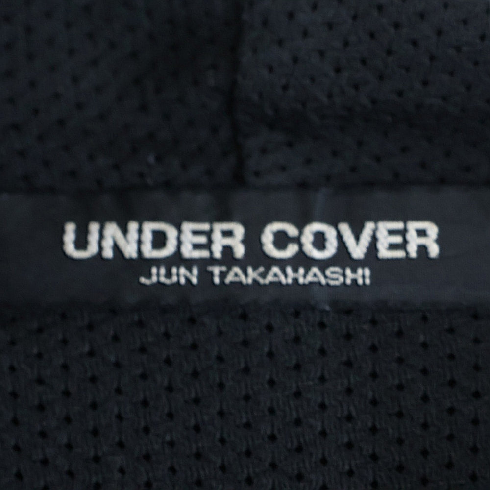 UNDERCOVER(アンダーカバー) 96AW 初期 WIRE THERMAL LOGO ZIP HOODIE UC-6WーJKー16 ワイヤー期 ジップ フーディー パーカー ネイビー