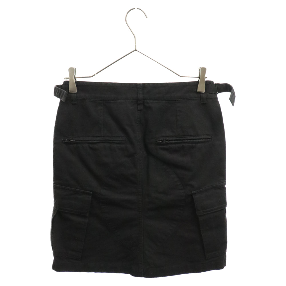 BALENCIAGA(バレンシアガ) リップストップカーゴスカート ブラック レディース 704358 TKP27