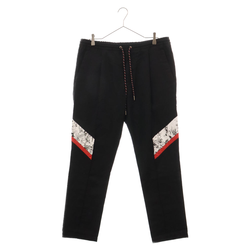 Dior HOMME(ディオールオム) コントラストパネル イージースラックスパンツ ブラック 763C183V3971