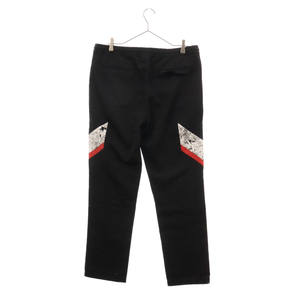 Dior HOMME(ディオールオム) コントラストパネル イージースラックスパンツ ブラック 763C183V3971