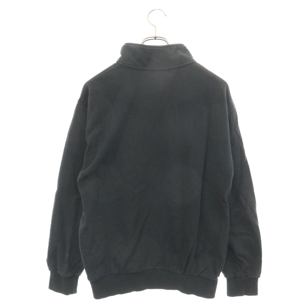 X-LARGE(エクストララージ) 刺繍ロゴ ハーフジップ L/S スウエット トレーナー ブラック 01193215