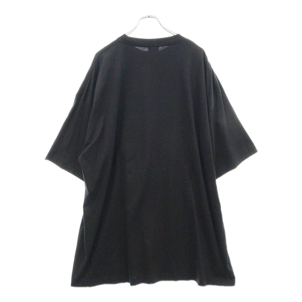 VETEMENTS(ヴェトモン) 20SS ロゴスタッズ オーバーサイズ クルーネック 半袖Tシャツ ブラック SS20TR420