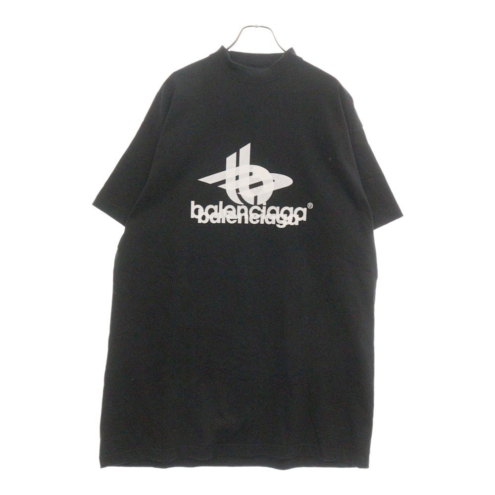 BALENCIAGA(バレンシアガ) 23AW LAYERED SPORTS LOGO TEE レイヤード スポーツ ロゴT 半袖Tシャツカットソー ブラック 739028 TPVF2