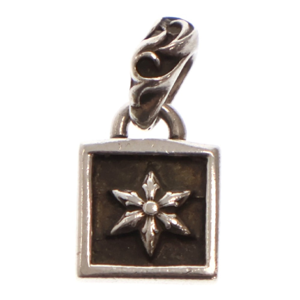CHROME HEARTS(クロムハーツ) FRAMED STAR フレームドスター チャーム ネックレストップ シルバー