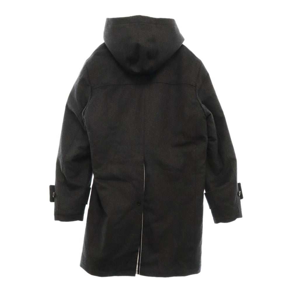 THOM BROWNE(トムブラウン) ビーバーファー使用 カシミヤ素材ダッフルコート グレー MOTO44A-05387035