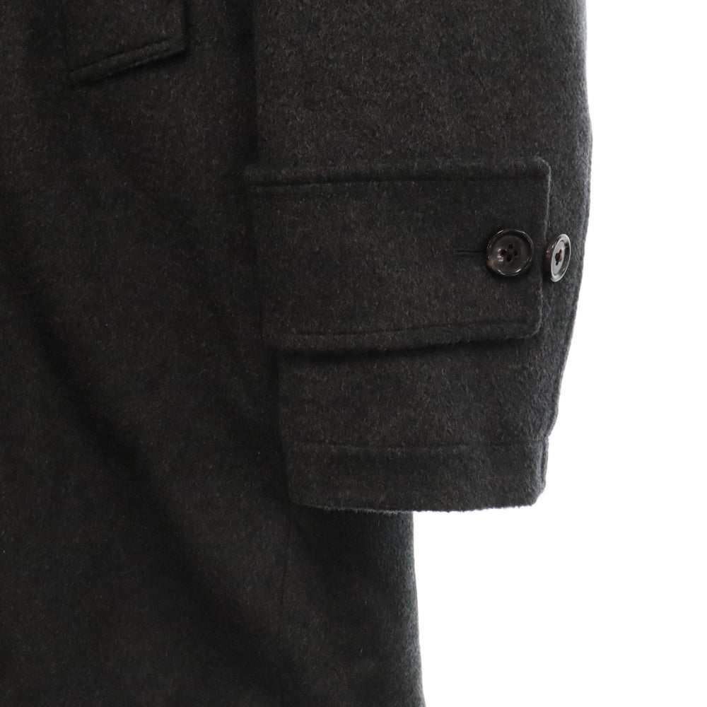 THOM BROWNE(トムブラウン) ビーバーファー使用 カシミヤ素材ダッフルコート グレー MOTO44A-05387035