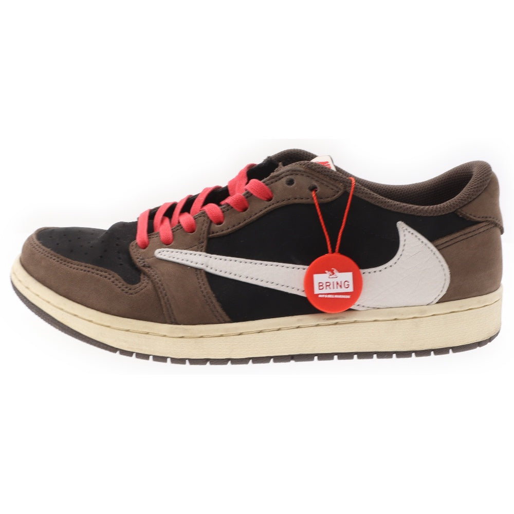 NIKE(ナイキ) ×TRAVIS SCOTT AIR JORDAN 1 LOW OG SP-T CQ4277-001 トラビススコット エアジョーダン1 ローカットスニーカー ブラウン US9.5/27.5cm