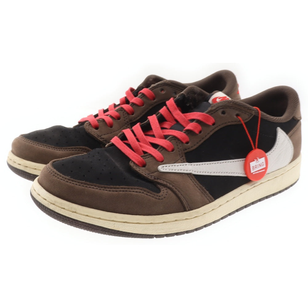 NIKE(ナイキ) ×TRAVIS SCOTT AIR JORDAN 1 LOW OG SP-T CQ4277-001 トラビススコット エアジョーダン1 ローカットスニーカー ブラウン US9.5/27.5cm