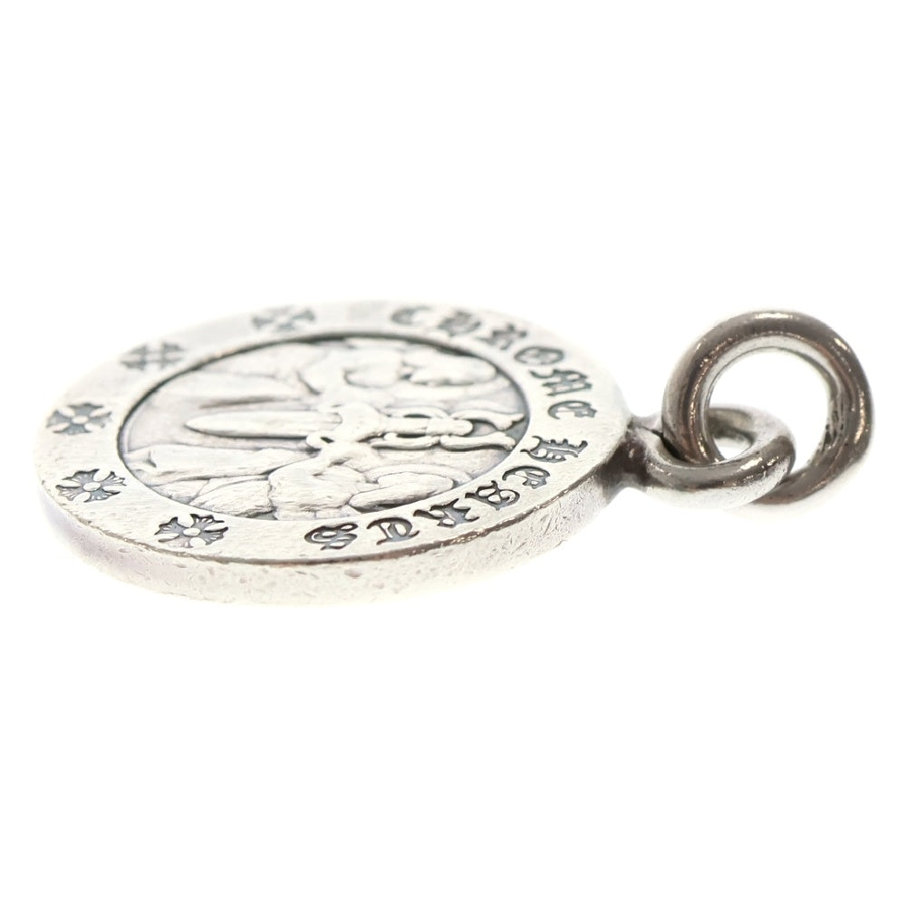 CHROME HEARTS(クロムハーツ) CHRM ANGL MDL エンジェルメダルチャーム V2 シルバーネックレス
