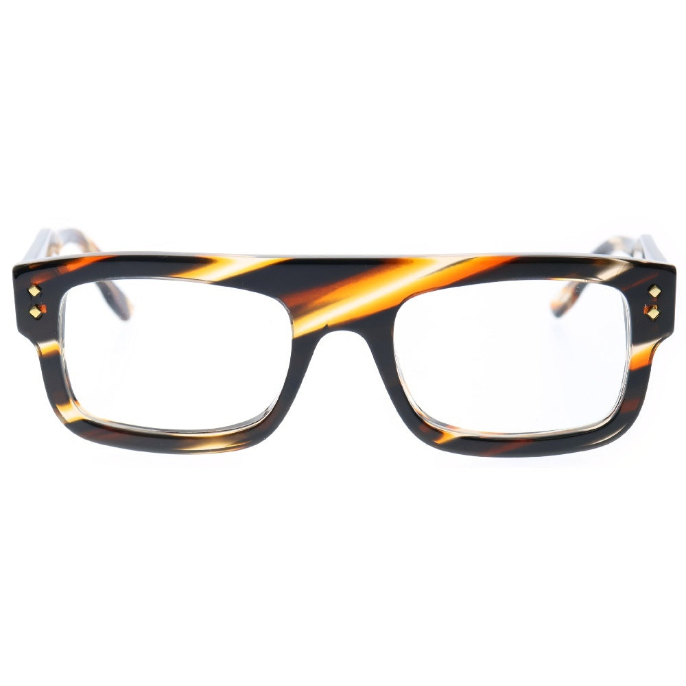 GUCCI(グッチ) ウェリントン メガネ 眼鏡 アイウェア ブラウン GG1085O ※度入り