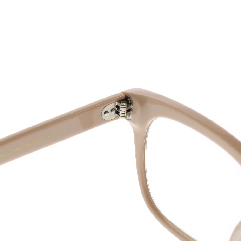 GUCCI(グッチ) セルフレーム ベージュフレーム クリアレンズ サングラス メガネ GG0476O ※度入り