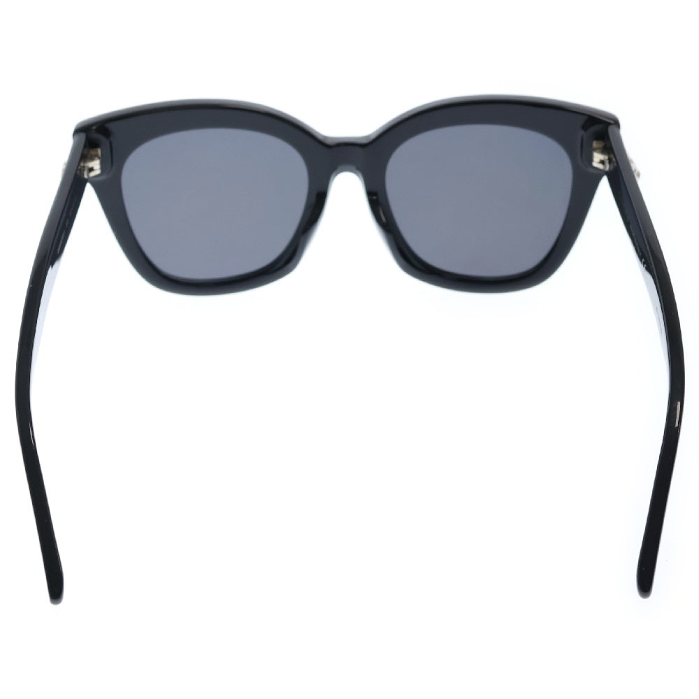 GUCCI(グッチ) サイドGGロゴ ブラックフレーム ブラックレンズ サングラス GG0029SA ※度入り