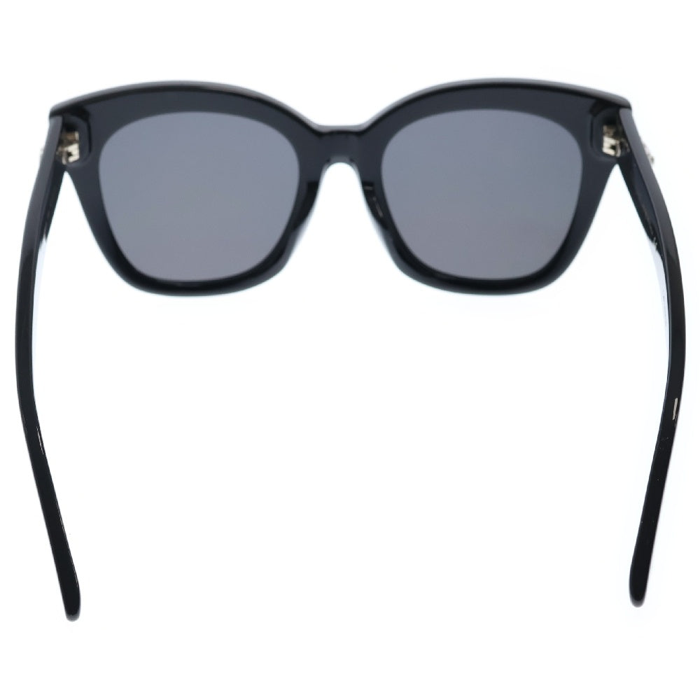 GUCCI(グッチ) フォックス型 ブラックフレーム ブラックレンズ サングラス GG0029SA ※度入り