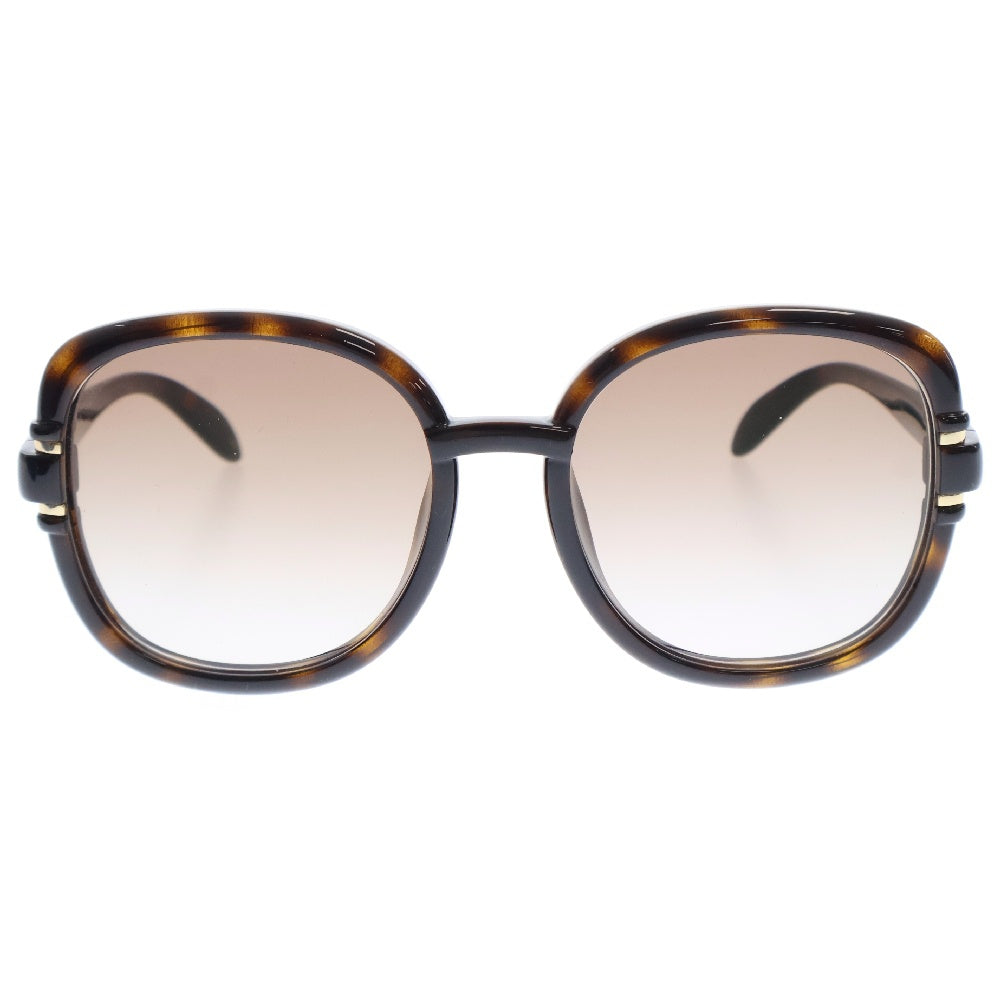 GUCCI(グッチ) サイドGGロゴ入り ラウンド型 ブラックレンズ サングラス GG1068SA ※度入り