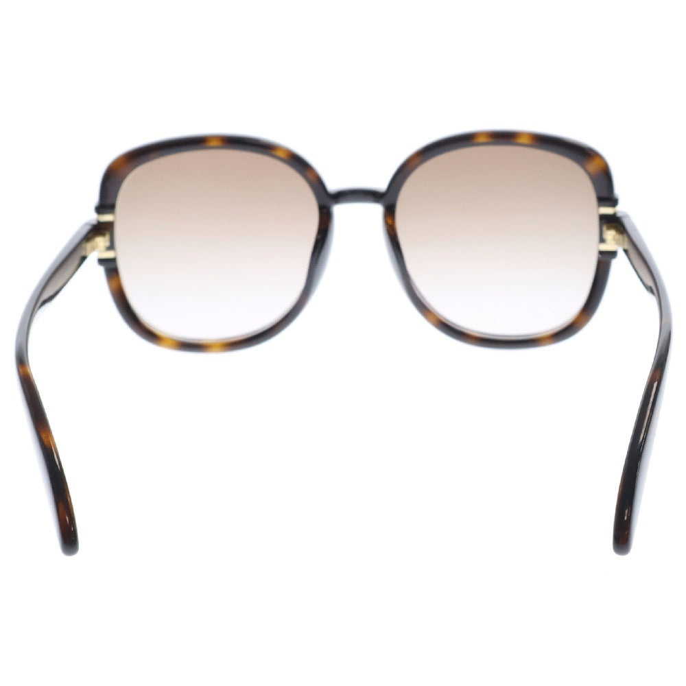 GUCCI(グッチ) サイドGGロゴ入り ラウンド型 ブラックレンズ サングラス GG1068SA ※度入り