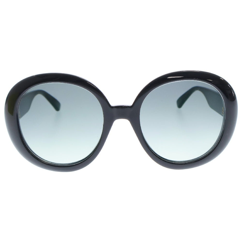 GUCCI(グッチ) シェリーライン ラウンド型 ブラックレンズ レディースサングラス GG0712S ※度入り