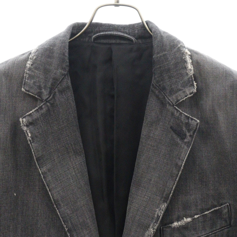BALENCIAGA(バレンシアガ) 23AW ウォッシュデニムテーラードジャケット 767953 TPW54 グレー