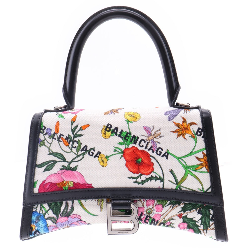 GUCCI(グッチ) ×Balenciaga The Hacker Project Small Hourglass Bag レディース 花柄 ミニハンドバッグ マルチカラー 681697 213317