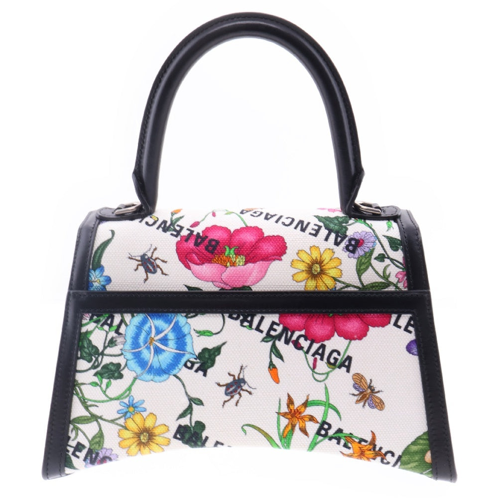 GUCCI(グッチ) ×Balenciaga The Hacker Project Small Hourglass Bag レディース 花柄 ミニハンドバッグ マルチカラー 681697 213317