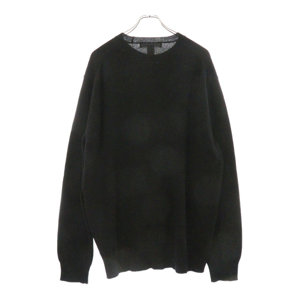 COMME des GARCONS SHIRT(コムデギャルソンシャツ) 24AW Crew Neck Knit クルーネックニット セーター ブラック FN-N009