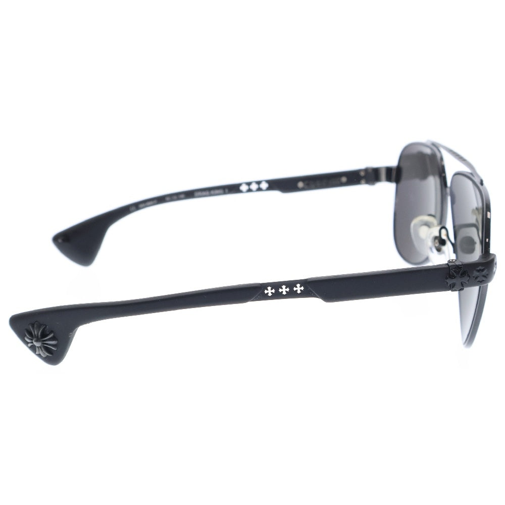 CHROME HEARTS(クロムハーツ) DRAG KING I ティアドロップ サングラス アイウェア ブラック/シルバー