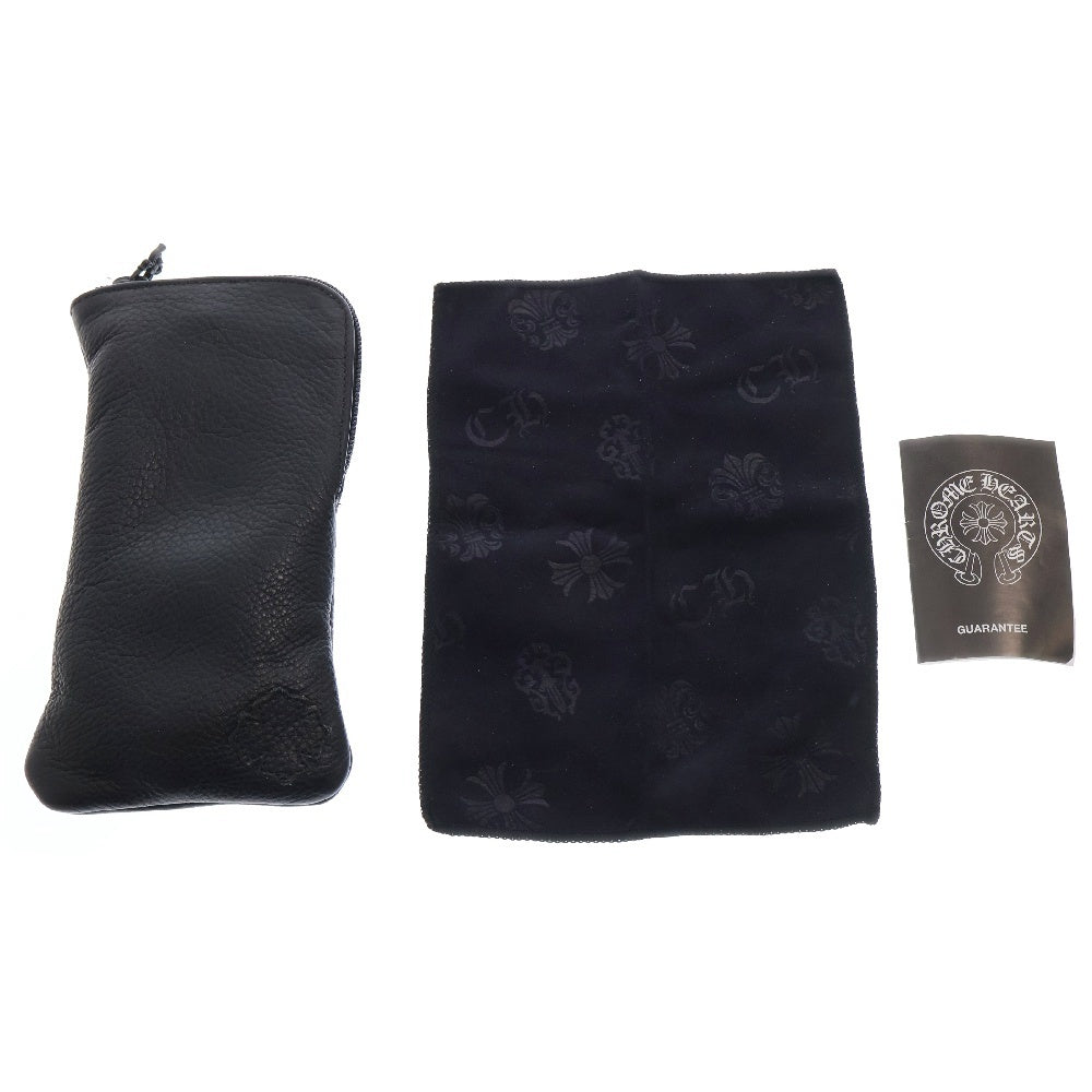 CHROME HEARTS(クロムハーツ) DRAG KING I ティアドロップ サングラス アイウェア ブラック/シルバー