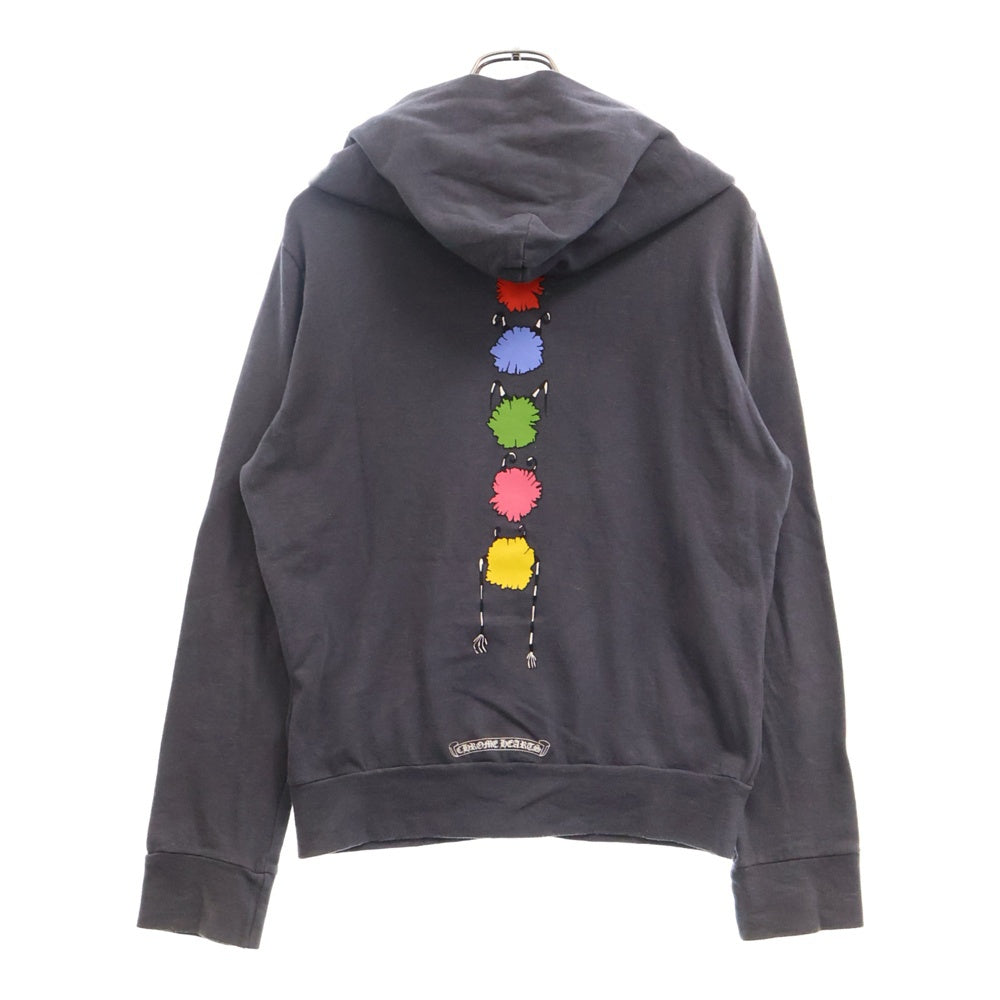 CHROME HEARTS(クロムハーツ) ×MATTY BOY バックプリント ダガージップアップパーカー グレー