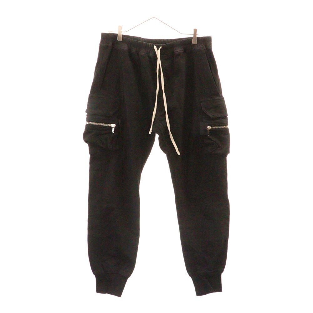 Rick Owens(リックオウエンス) 25SS MASTODON CARGO マストドン カーゴパンツ ブラック RU01E5396-BA