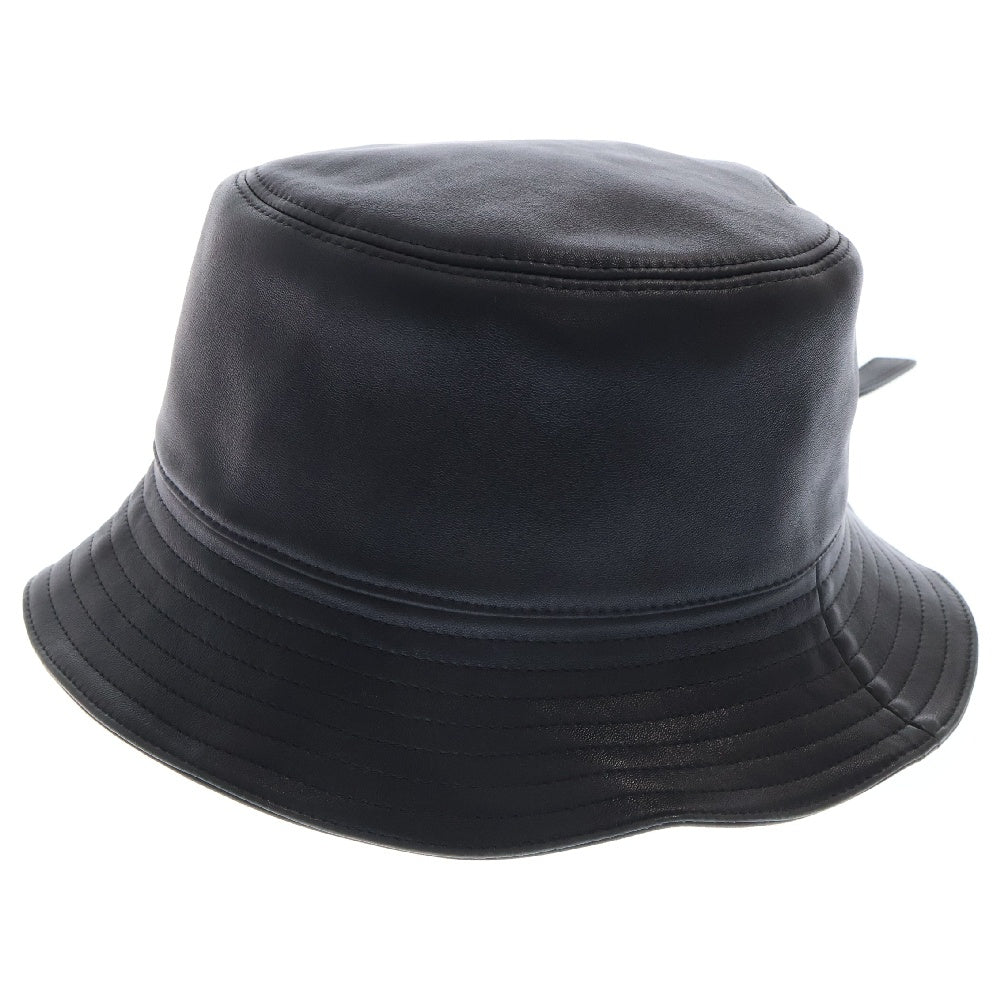 LOEWE(ロエベ) FISHEMAN HAT フィッシャーマン ハット レザーバケットハット ブラック 112.10.010
