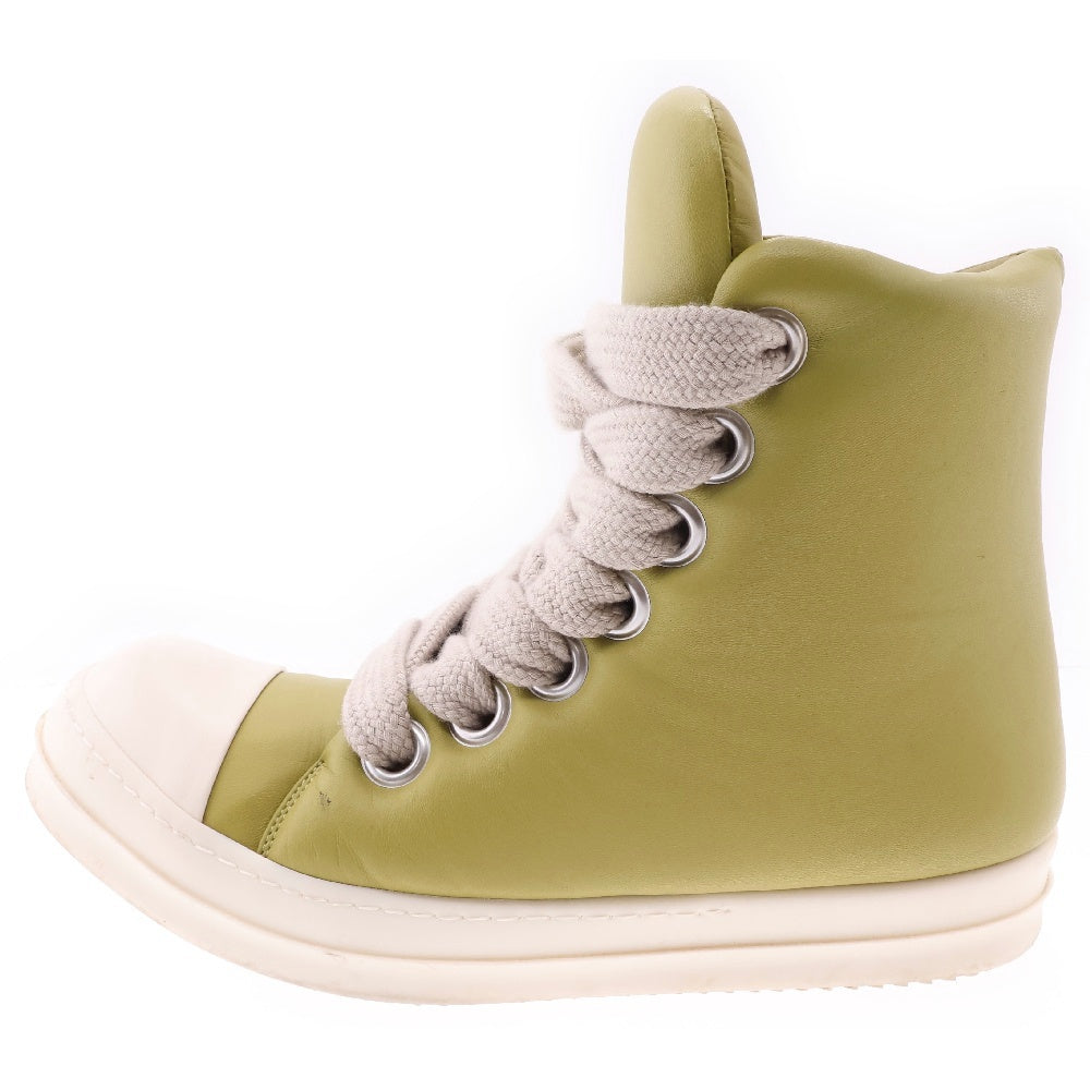 Rick Owens(リックオウエンス) JUMBO LACE PADDED SNEAKERS RU02C7892LLPW2 ジャンボーレース ハイカットスニーカー グリーン
