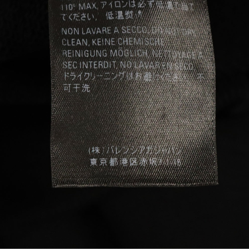 BALENCIAGA(バレンシアガ) バックロゴプリント プルオーバーパーカー ブラック 556143 TAV37