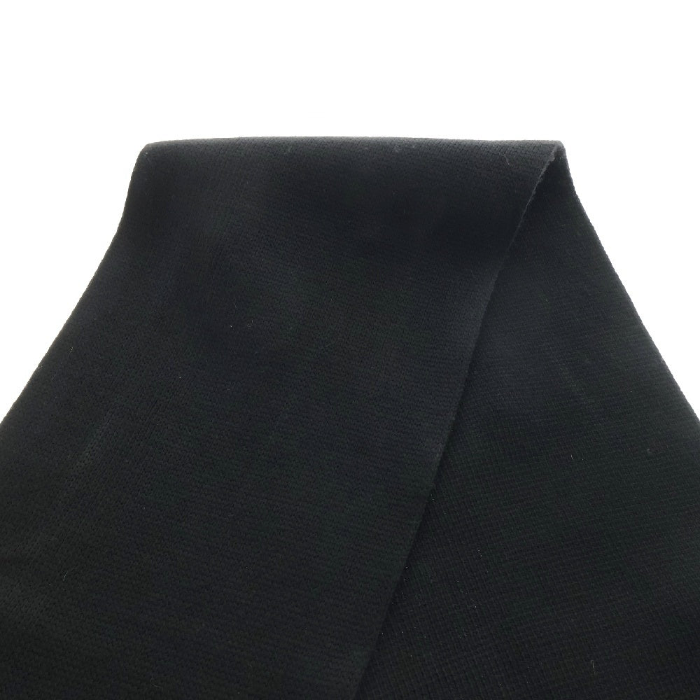 ALEXANDER WANG(アレキサンダーワン) フロントロゴ ニットマフラー ブラック 4KC4239058