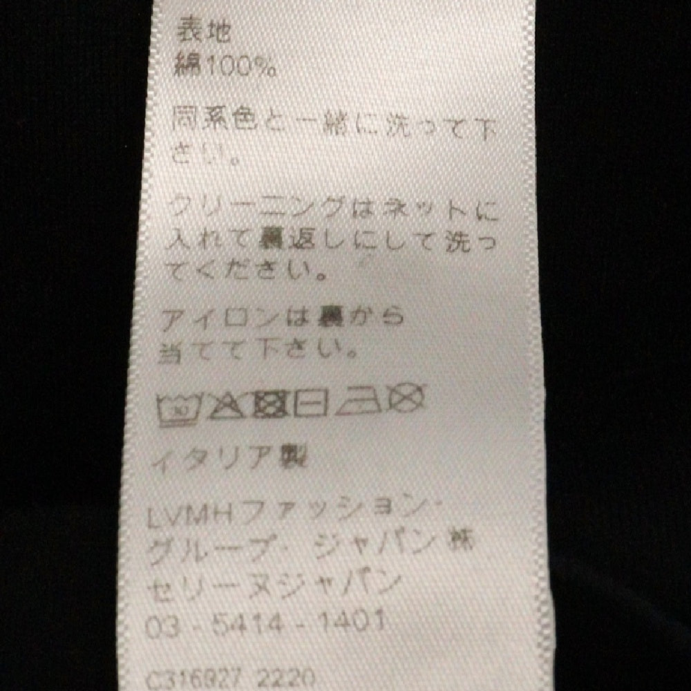 CELINE(セリーヌ) スタッズロゴ入り 半袖Tシャツ クルーネックカットソー ブラック 2X94B671Q