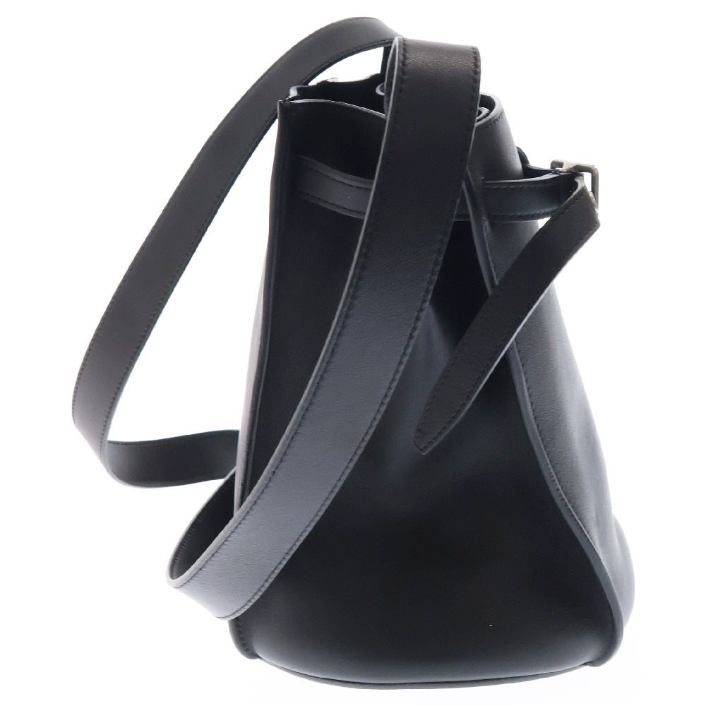 CELINE(セリーヌ) ビッグバック バケット ロングストラップ レザーショルダーバッグ ブラック