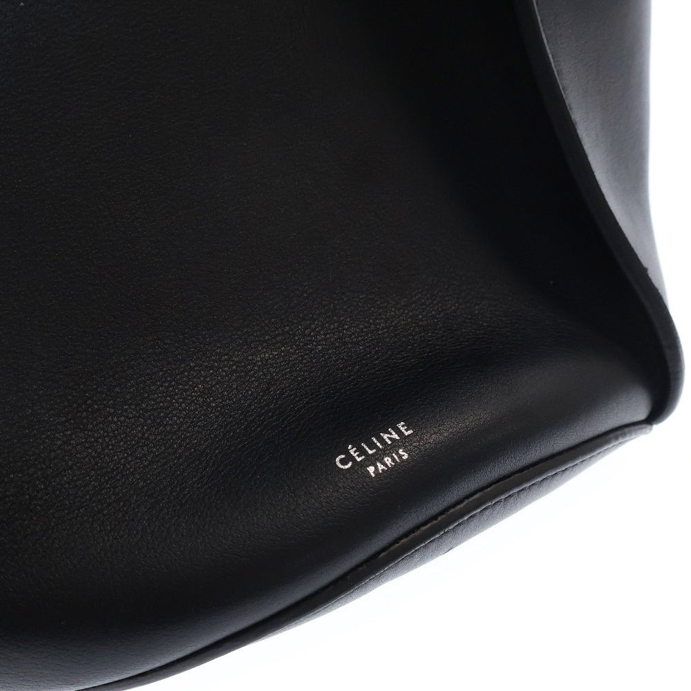 CELINE(セリーヌ) ビッグバック バケット ロングストラップ レザーショルダーバッグ ブラック