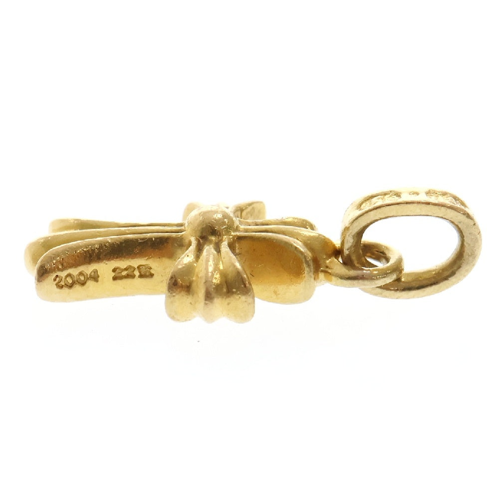 CHROME HEARTS(クロムハーツ) 22K CRS BBYFAT P/DIA ベイビーファットクロス PAVEダイヤ ペンダントトップ ゴールド BCA035