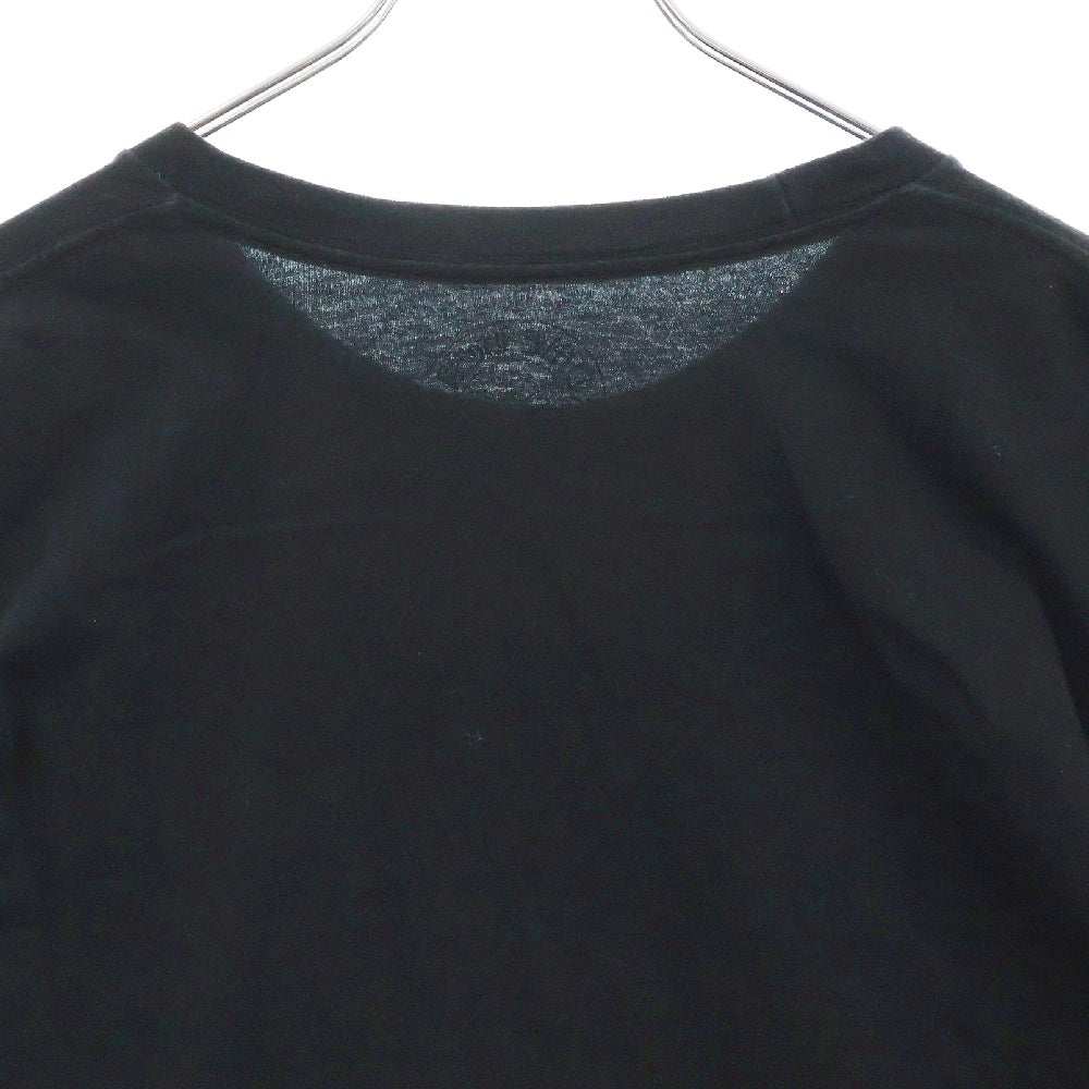 CHROME HEARTS(クロムハーツ) DAGGER L/S スリーブロゴ フロント ダガー プリント 長袖Tシャツ ブラック/イエロー