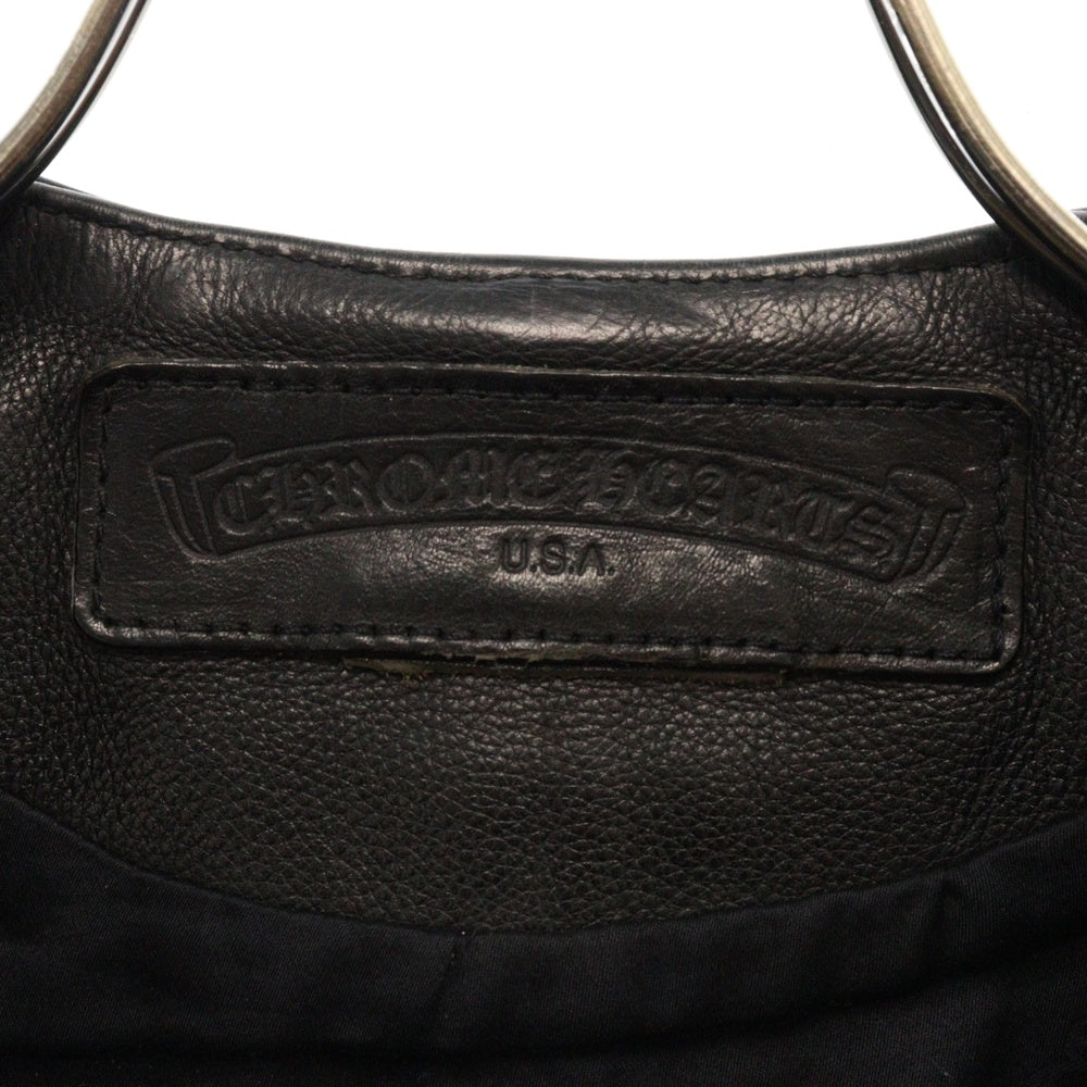 CHROME HEARTS(クロムハーツ) LTHR VEST 6クロスボール レザーベスト ブラック