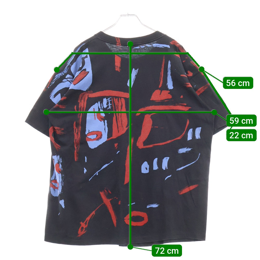 VINTAGE(ヴィンテージ) 90s Miles Davis Headsshot3 両面プリント クルーネック 半袖Tシャツ マルチカラー